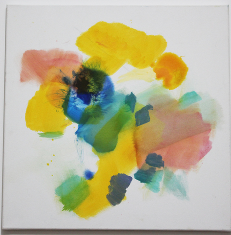 Kirsten Kötter: ohne Titel, November 2013, 48,5 × 59 cm, Öl, Acryl auf Leinwand