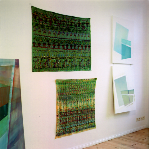 Kirsten Kötter: konstruieren und konstruieren, Curator's Novel, 2011, Blick in die Ausstellung