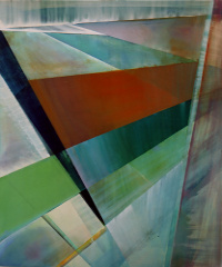 Kirsten Kötter: Christiane F. feels lonely, 2008 / 2011 (Übermalung), Öl, Acryl auf Leinwand, 140 x 120 cm, konstruieren und konstruieren, Curator's Novel, 2011