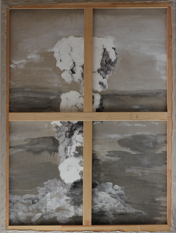 2015-04-24_hiroshima_2022-09-28_krebs_2973, oil on canvas, 120 × 90 cm (Kirsten Kötter)