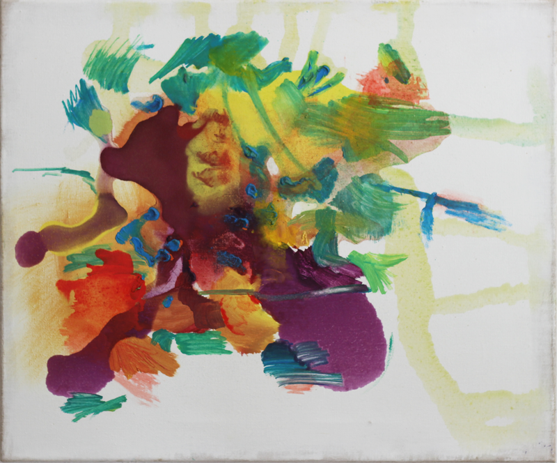 2018_lila-gelb-gruen-rot_2286, oil on canvas, 40 × 50 cm (Kirsten Kötter)