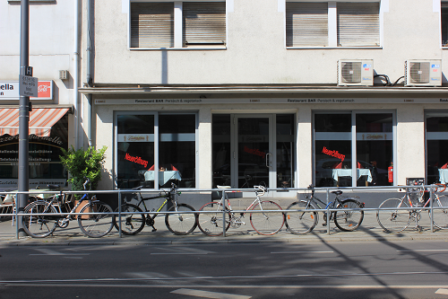 Frankfurt a. M., Eckenheimer Landstraße 5 / Jahnstraße, 2018-05, Restaurant Bar Persisch und vegetarisch, Foto: Kirsten Kötter