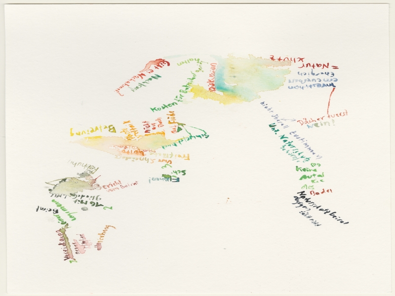 2026-04-21_umwelt-klima1, watercolour, 24 × 32 cm (Kirsten Kötter)