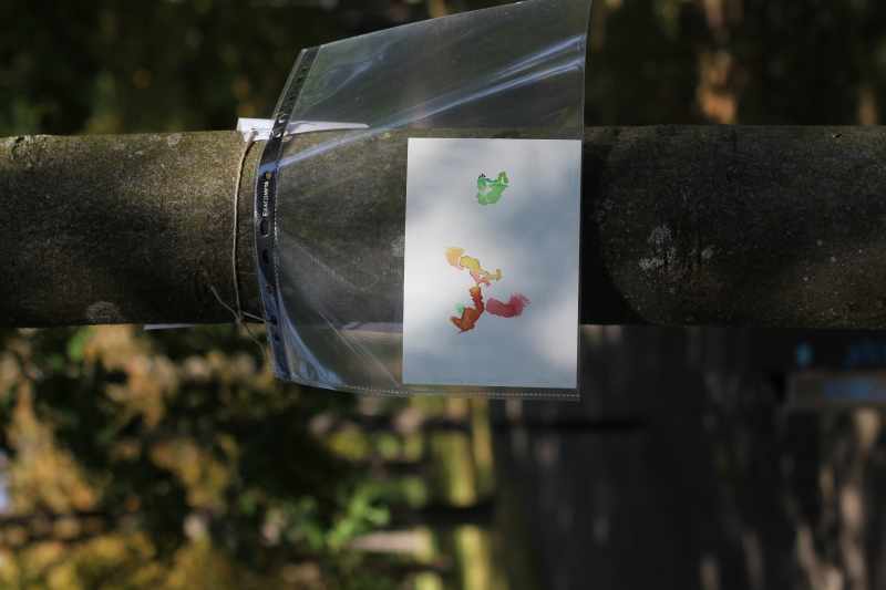 2025-08-20_malathon-chemnitz_18_baum_2875, watercolour, 12 × 17 cm (Kirsten Kötter)