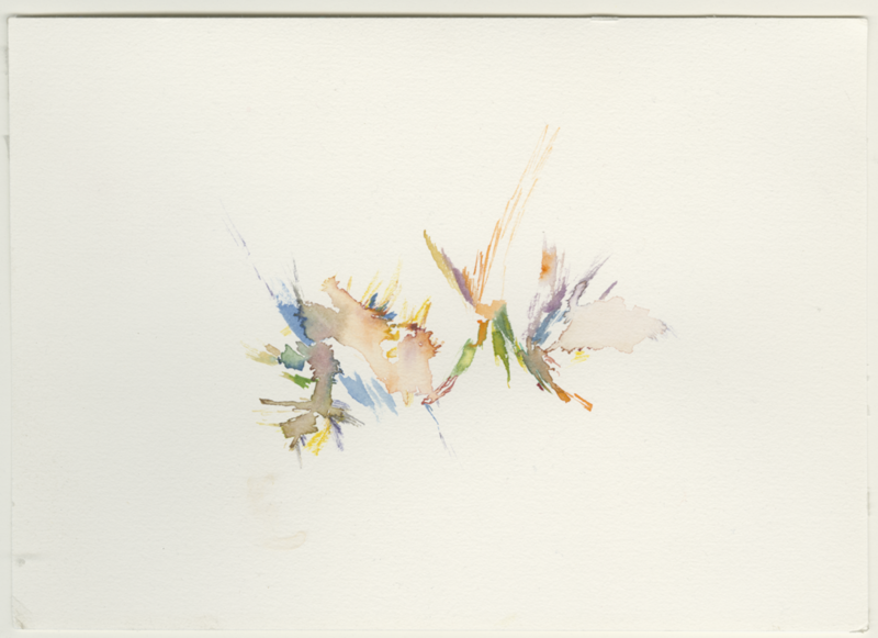 2021-10-26_fischteich, watercolour, 17 × 24 cm (Kirsten Kötter)