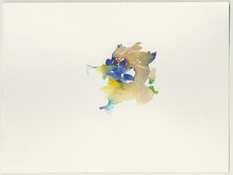 2021-10-28_fischteich-3_24-32, watercolour, 24 × 32 cm (Kirsten Kötter)