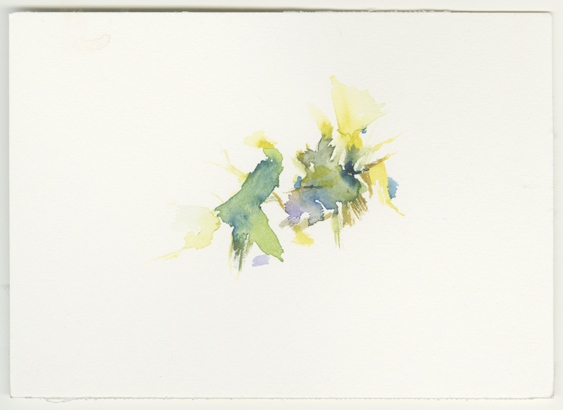 2022-04-19_rhein-rossstein-doerscheid, watercolour, 12 × 17 cm (Kirsten Kötter)