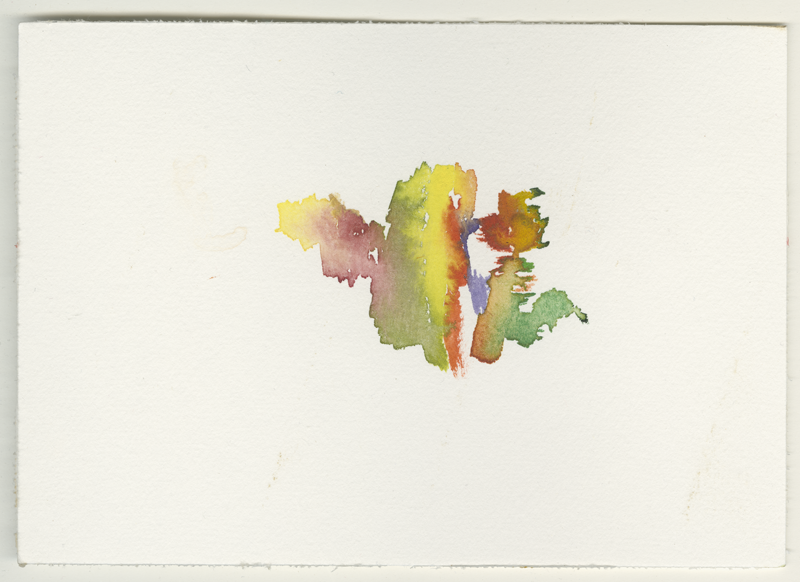 2022-10-26_fischteich, watercolour, 12 × 17 cm (Kirsten Kötter)
