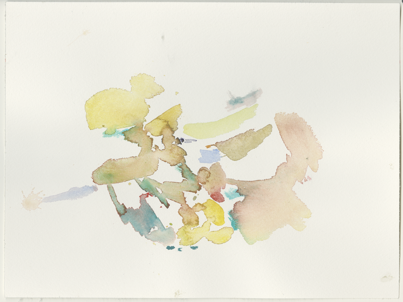 2023-05-29_warnemuende-meer_abend, watercolour, 24 × 32 cm (Kirsten Kötter)